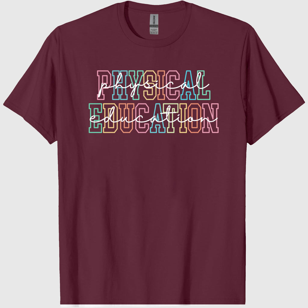 Back To School T-Shirt PE Teacher Shirt, Physical Education, Physical Education grade Teacher, Physical Education Teacher Gift, PE T-shirt, Coach Shirt, western outfits