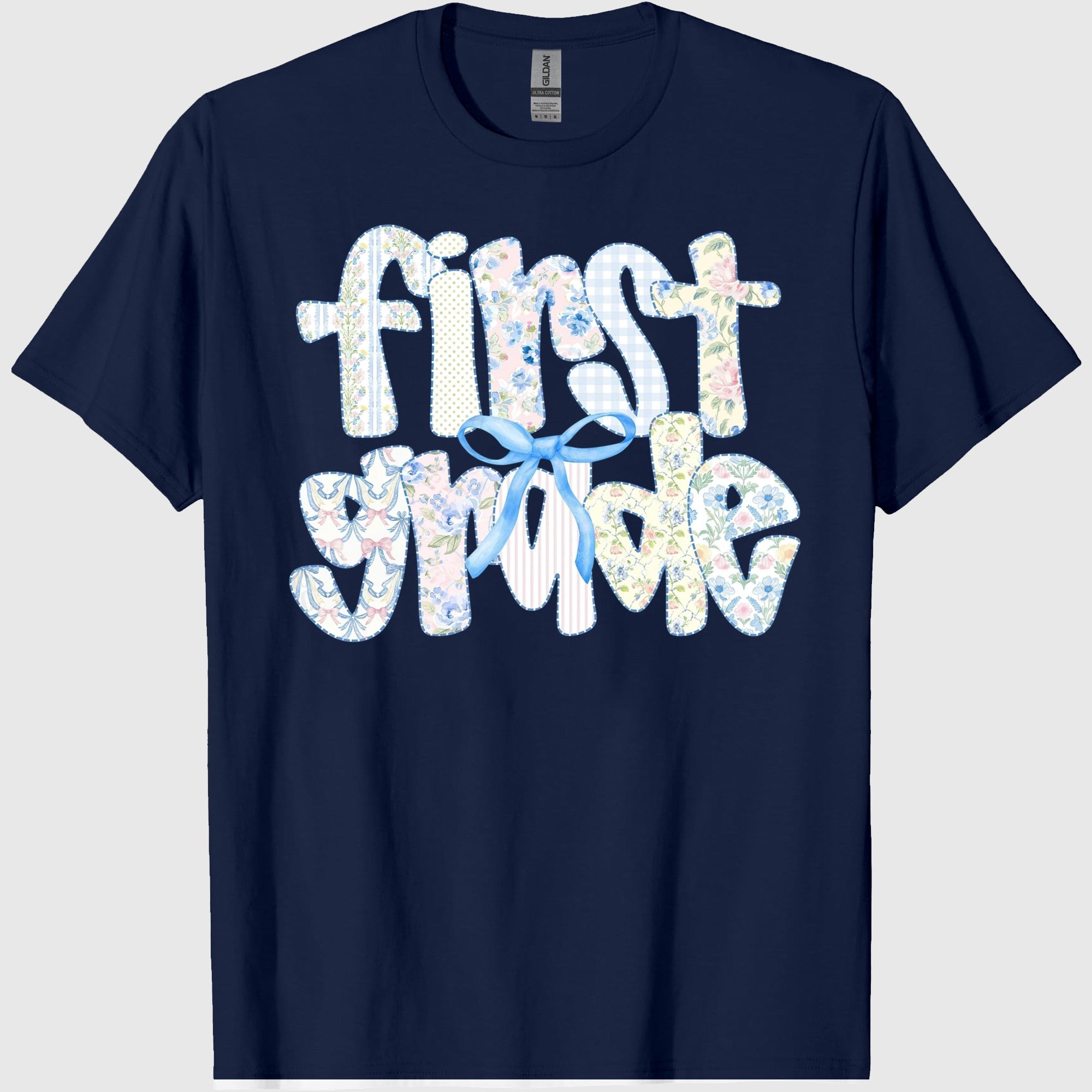 First Grade Teacher Shirt, Back to School 1st Grade Tee, Teacher Appreciation Gift, Cute Elementary School, Coquette Bow