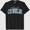 School Counselor Shirt, Faux Patchwork Floral Counselor Tee, Mental Health School Staff Shirt, Back To School Counselor Gift