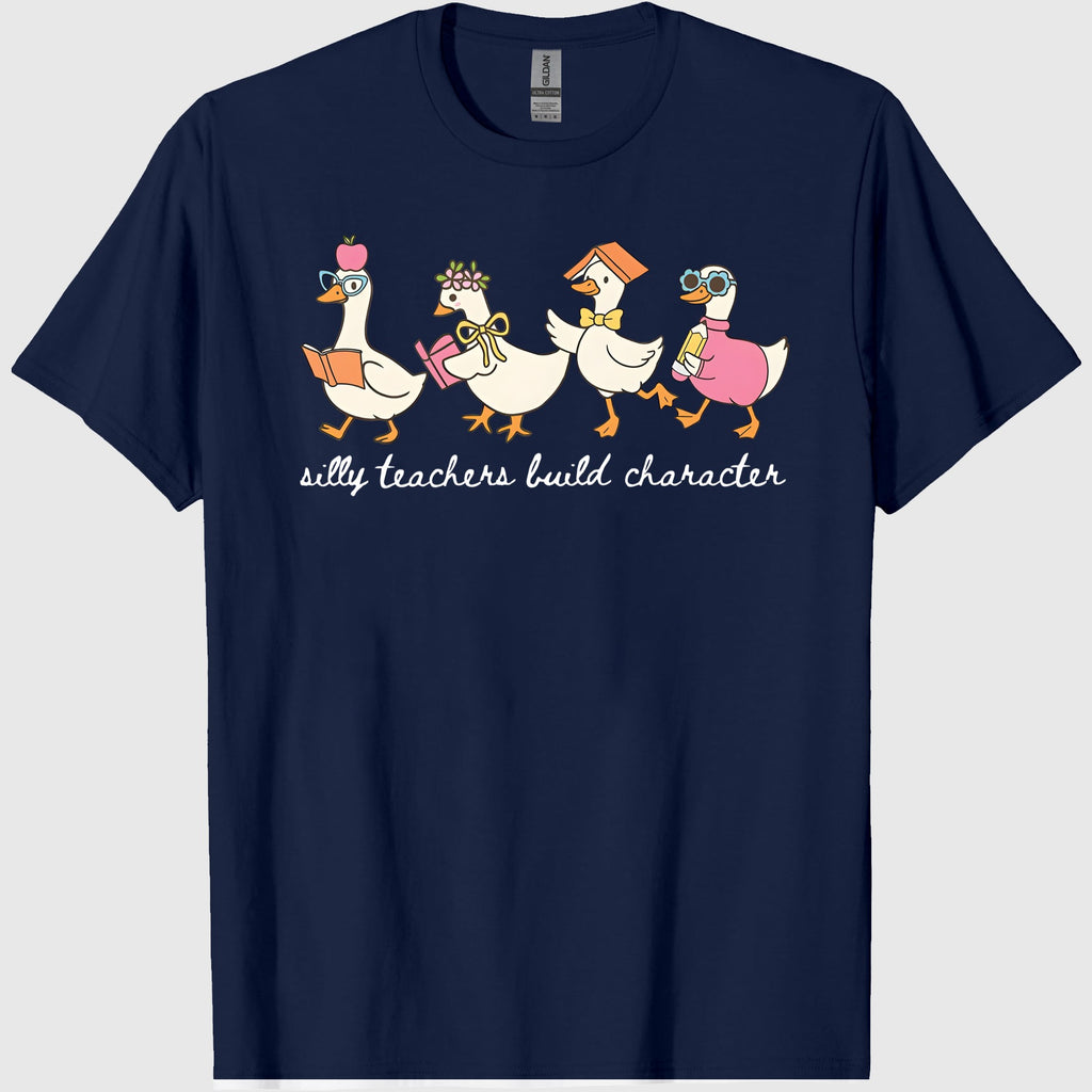 Silly Teacher Goose Shirt, Silly Goose Teacher Tshirt, Back to School Tee, Teacher Appreciation Gift, Funny Gift for Teacher
