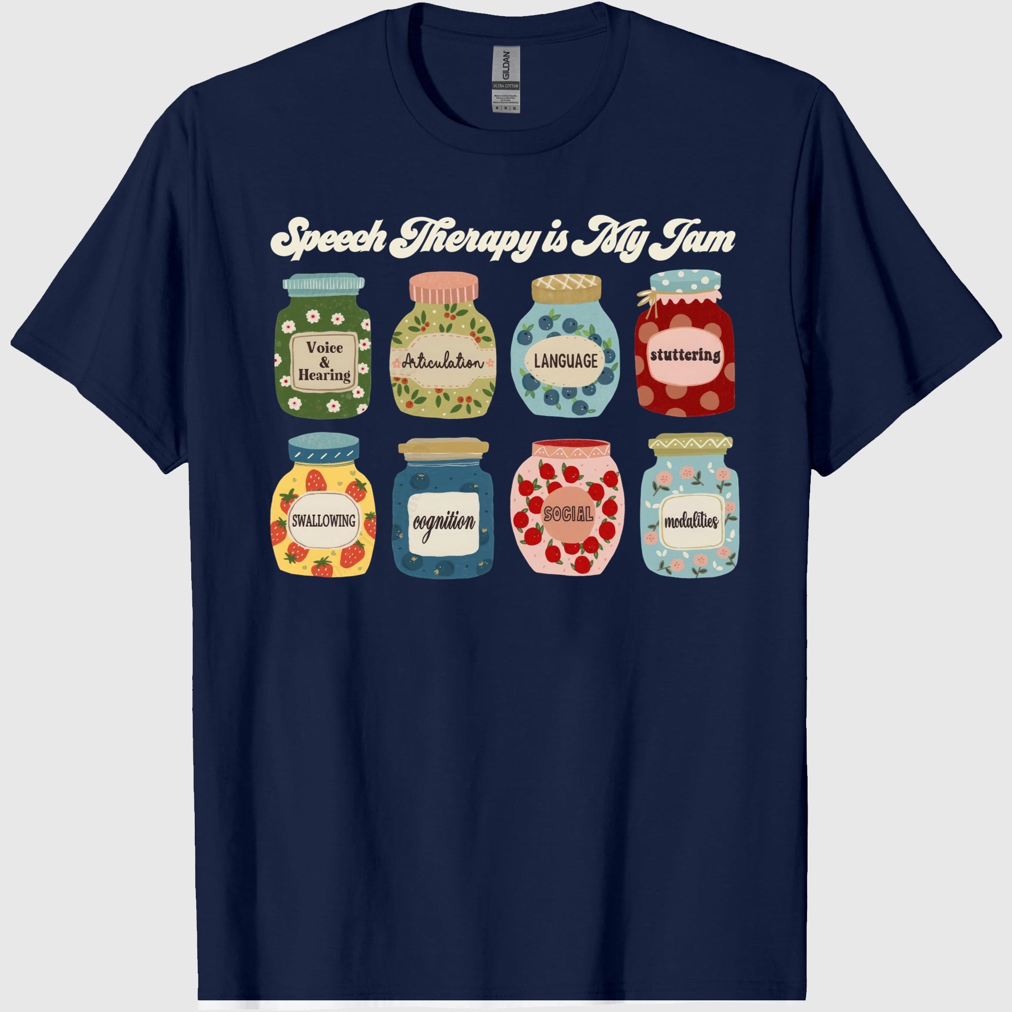 Speech Language Pathologist Shirt SLP Tee Funny Women_s Graphic T-Shirt Vintage Letter Print Casual Unisex Back to School Tee