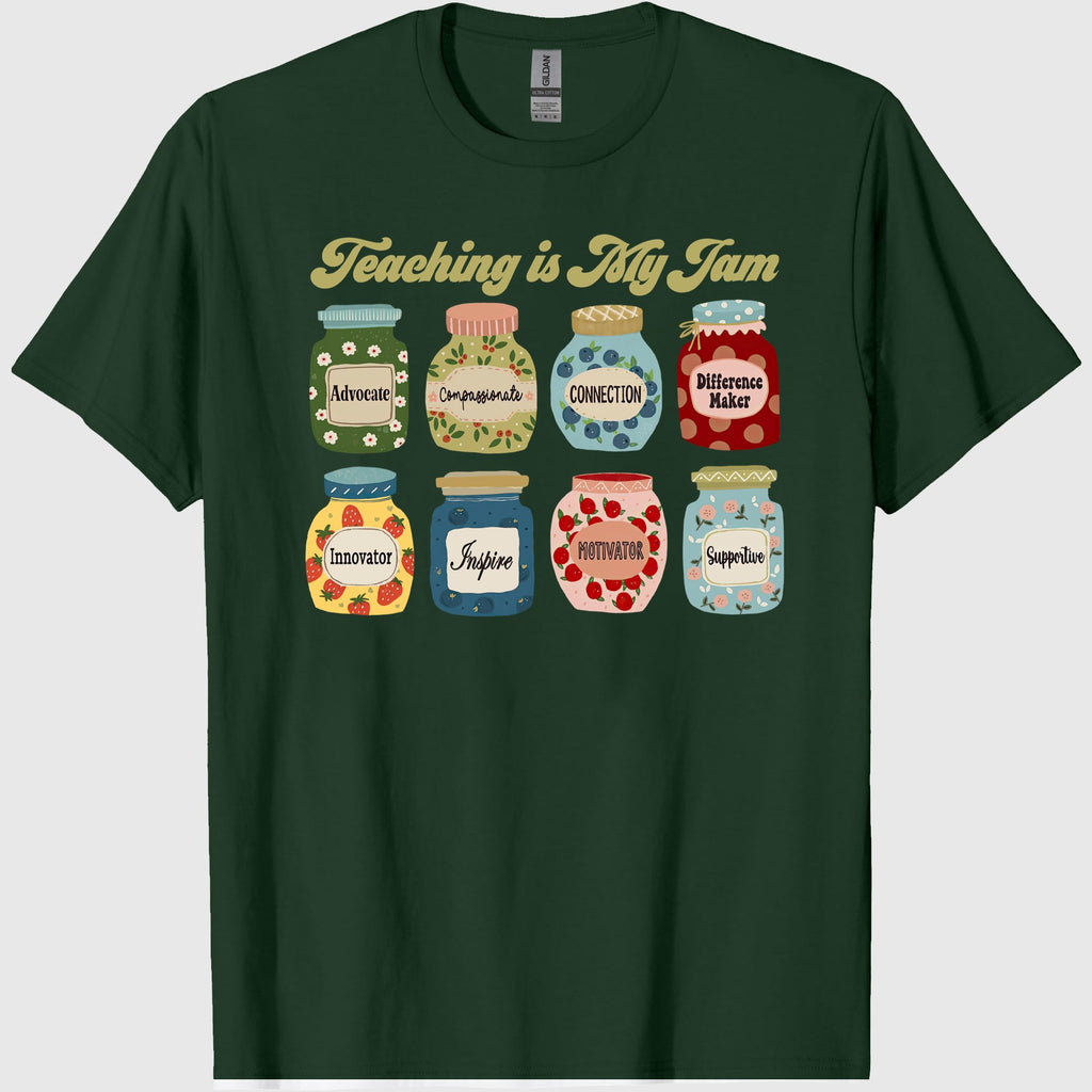 Teacher Shirts, Cute Teacher Gift, Teaching is My Jam, Teacher Tshirt, Back to School, Pre K Teacher Shirt, First Grade Shirt womens basic shirts 2