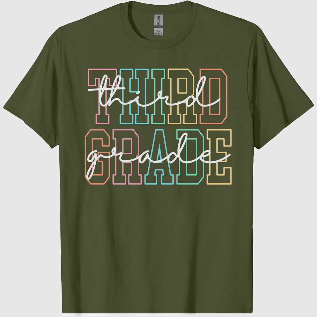 Third Grade Teacher Shirt, 3rd Grade Teacher Shirt, Third Grade TShirt, Elementary School, Teaching Shirt Back to school Graphic tee
